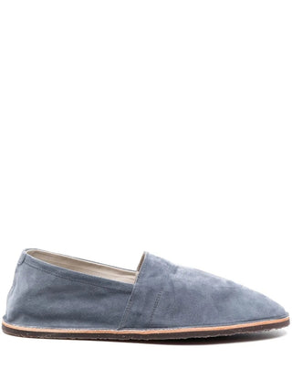 Brunello Cucinelli Mens Suede Espadrilles In Blue