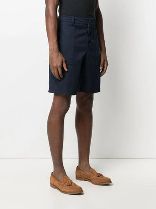 Brunello Cucinelli Mens Shorts In Navy