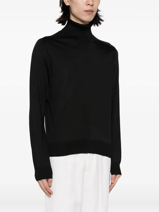 Tom Ford Mens Roll Neck Jumper In Black