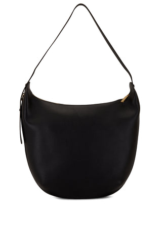 The Row Womens Allie N/S Leather Hobo Bag In Black