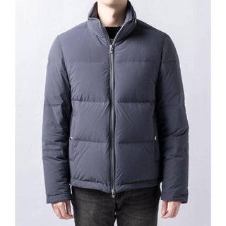 Brunello Cucinelli New Men’s Blue Down Filled Puffer Jacket