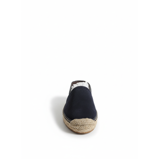 Brunello Cucinelli Mens Suede Espadrilles In Navy Blue