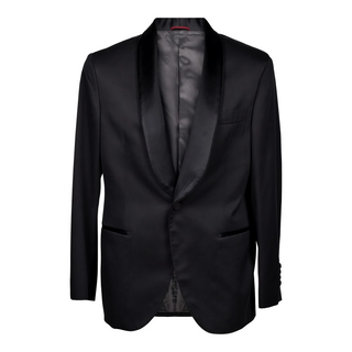 Brunello Cucinelli Men’s Black 100% Silk Tuxedo Jacket