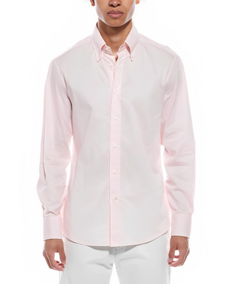 BRUNELLO CUCINELLI MEN'S SHIRT IN PINK