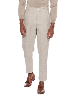 BRUNELLO CUCINELLI MEN'S PANTS IN LIGHT GREY