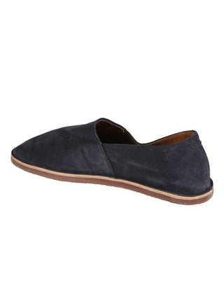 Brunello Cucinelli Men's Suede Leather Loafers in Navy