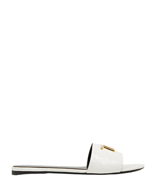 Tom Ford Womens Flats In White