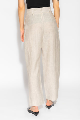 Toteme Womens Pants In Gray