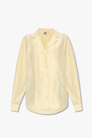 Toteme Women's Shirt In Yellow