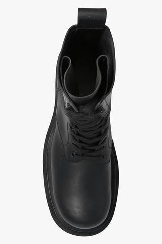 Bottega Veneta New Women's Combat Ankle Boots Shoes In Black