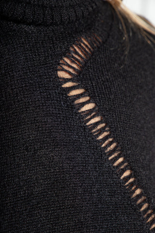 Saint Laurent Womens Pullover In Black
