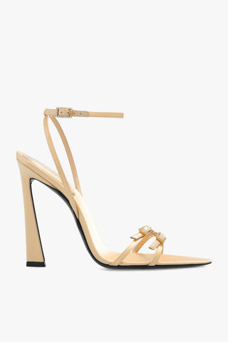 Saint Laurent Womens Shoes In Beige