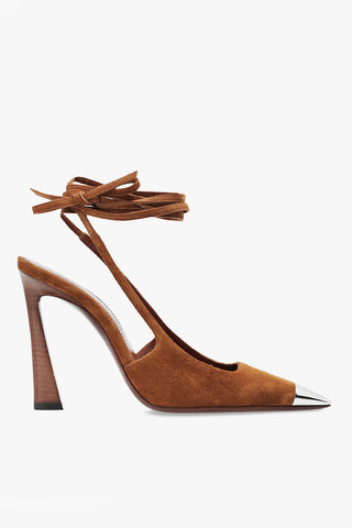 Saint Laurent Womens Shoes In Brown