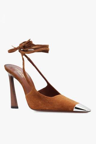 Saint Laurent Womens Shoes In Brown