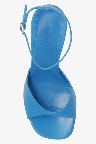 Victoria Beckham Womens Heel Shoes In Blue