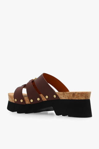 Chloé Womens New Platform Sandal In Brown