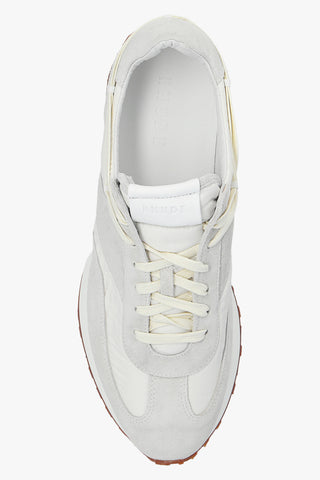 Rhude Mens Running Sneaker White Grey Shoes