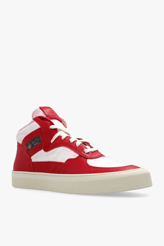 Rhude New Men's High Top Sneakers Shoes In Red