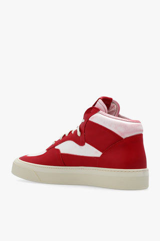 Rhude New Men's High Top Sneakers Shoes In Red