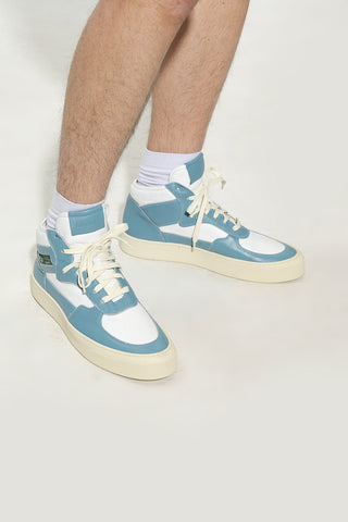 Rhude New Mens High Top Sneakers In Blue